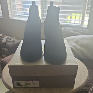 Caslon Black Suede Ankle Boots